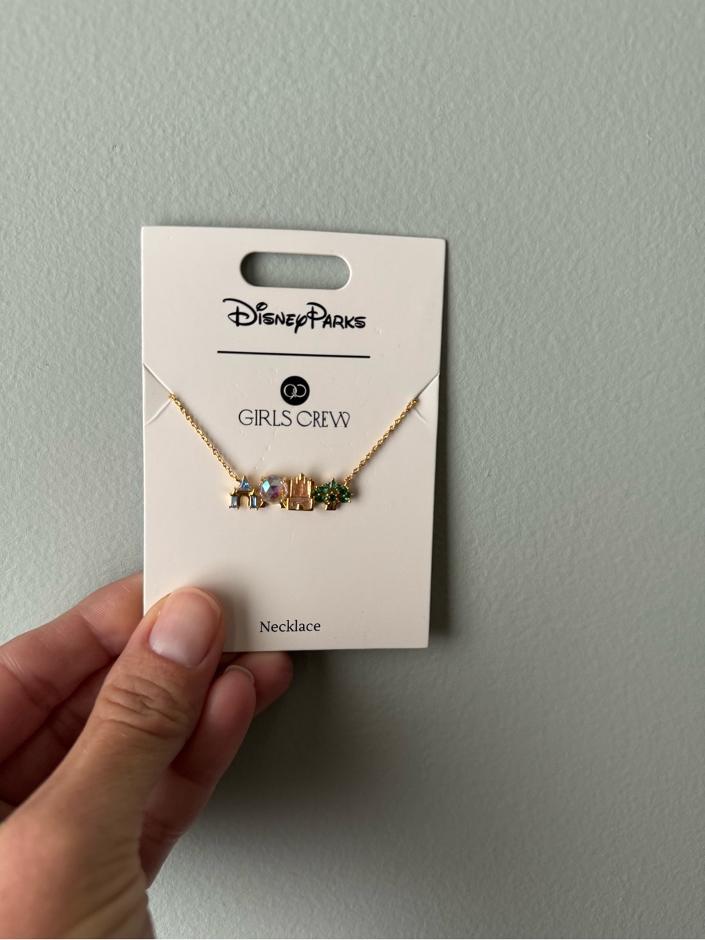 Disney Parks Girls crew 4 parks necklace
